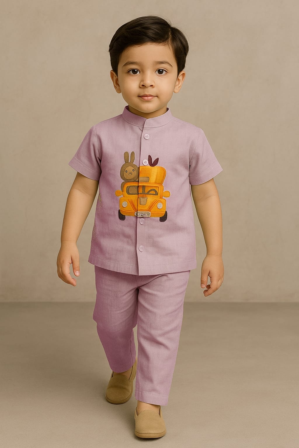 Pre Order: Lavender Farm Hand Painted Coord Set