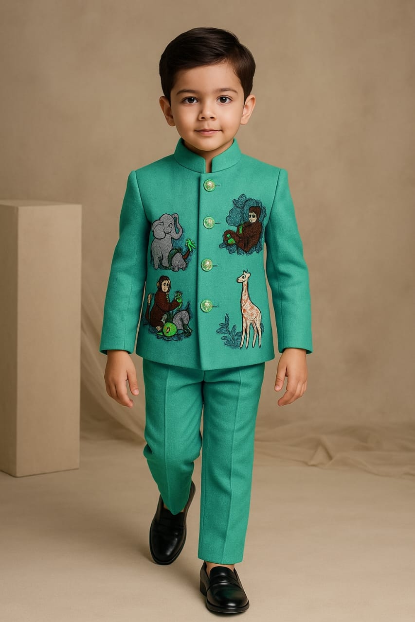 Pre Order: Rama Jungle Embroidered Set