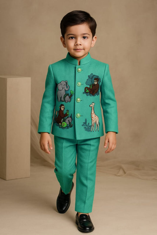 Pre Order: Rama Jungle Embroidered Set