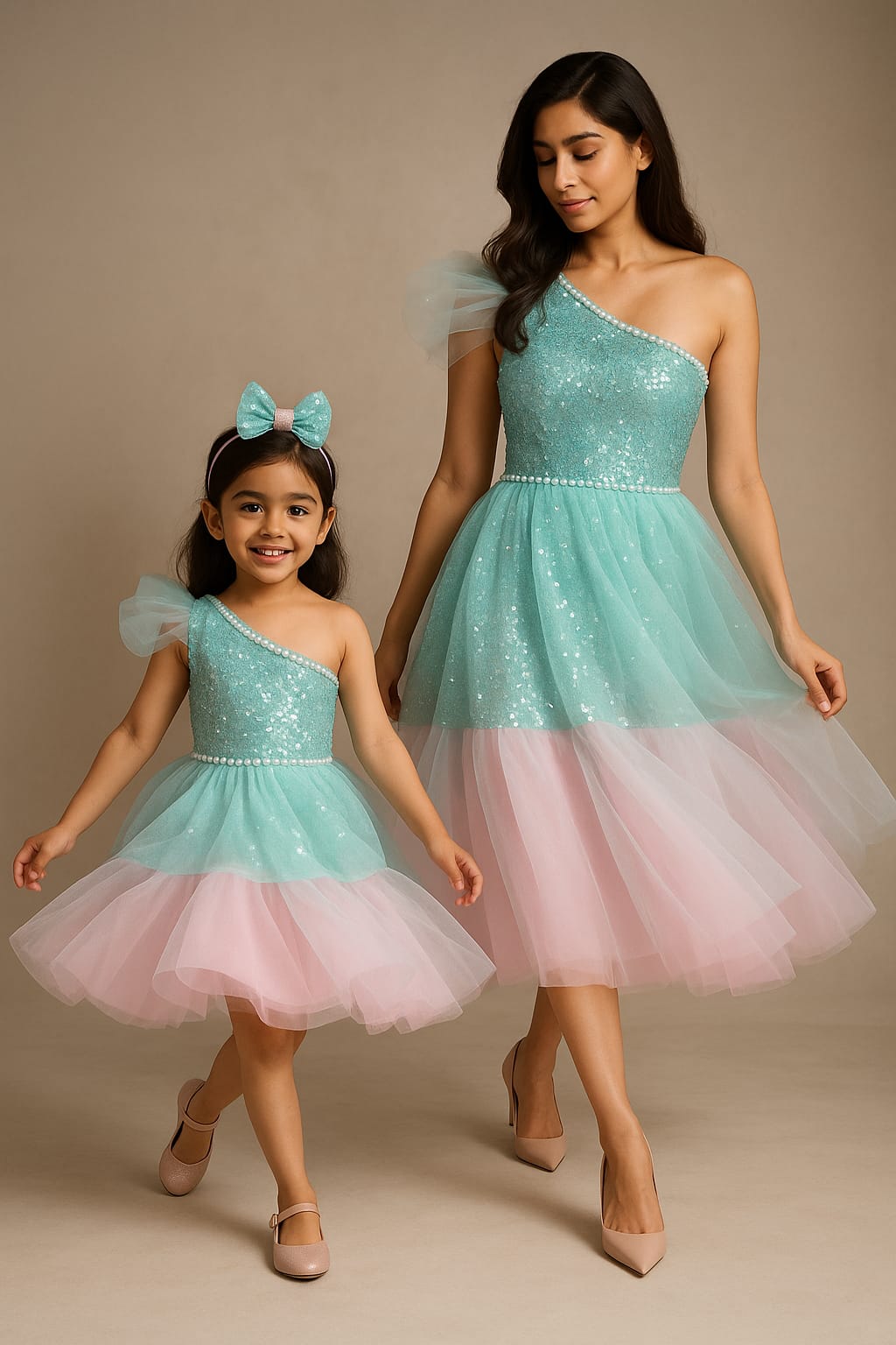 Pre Order: Double Color Shimmer Frock