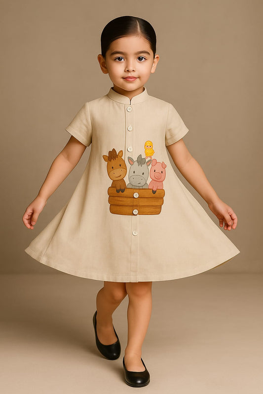Pre Order: Farm Hand Painted Dress