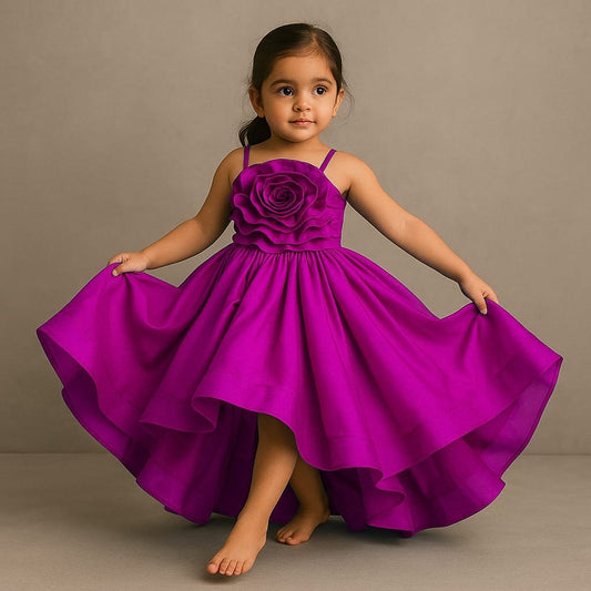 Pre Order: Pink Glamorous Trail Dress