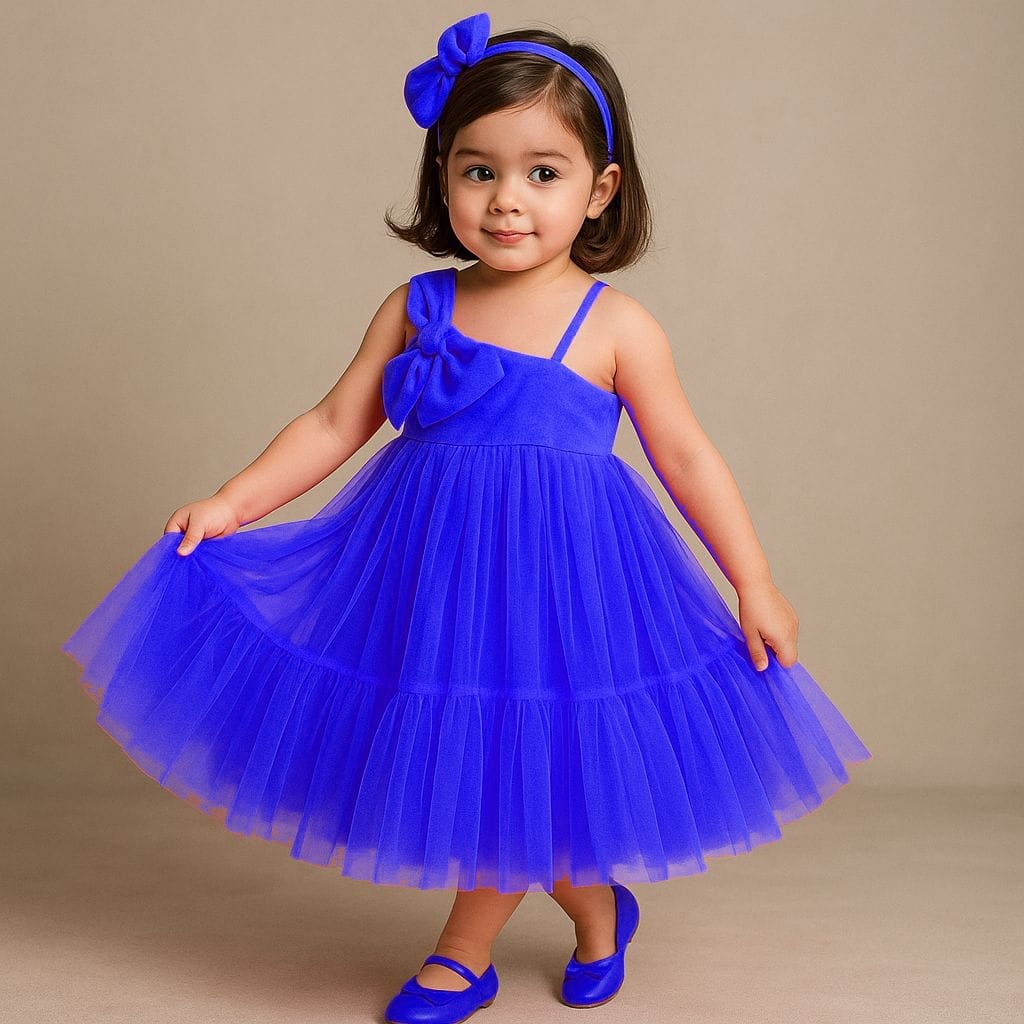 Pre Order: Bow Adorned One Shoulder Gown