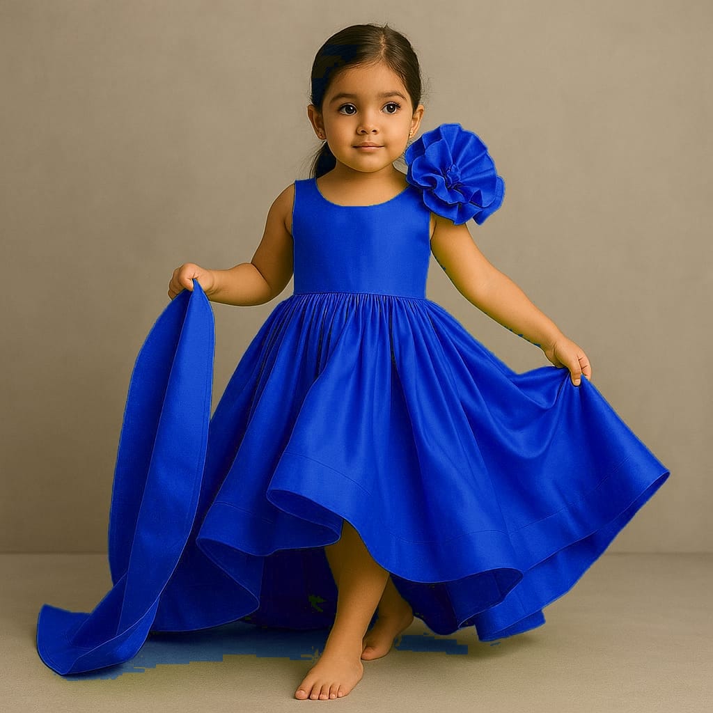 Pre Order: High Low Ruffles Enhanced Gown