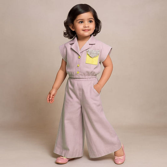 RTD Pre Order: Contrasting Patch Pocket Detail Top And Pant