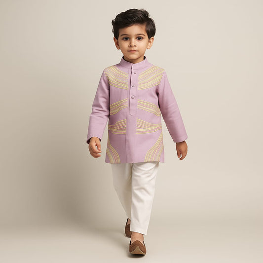 Pre Order: Embroidered Kurta And Pyjama