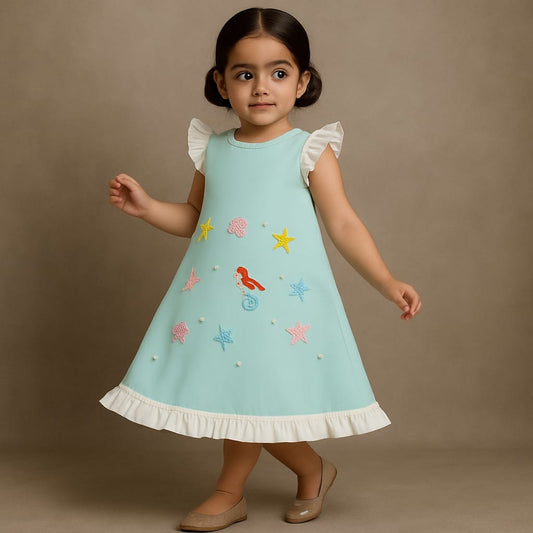 RTD Pre Order: Ocean Themed Blue Dress