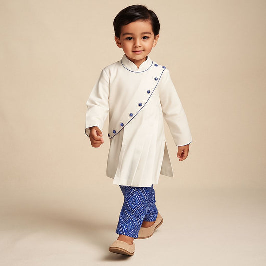 Pre Order: Stylish Kurta And Bandhani Printed Salwar