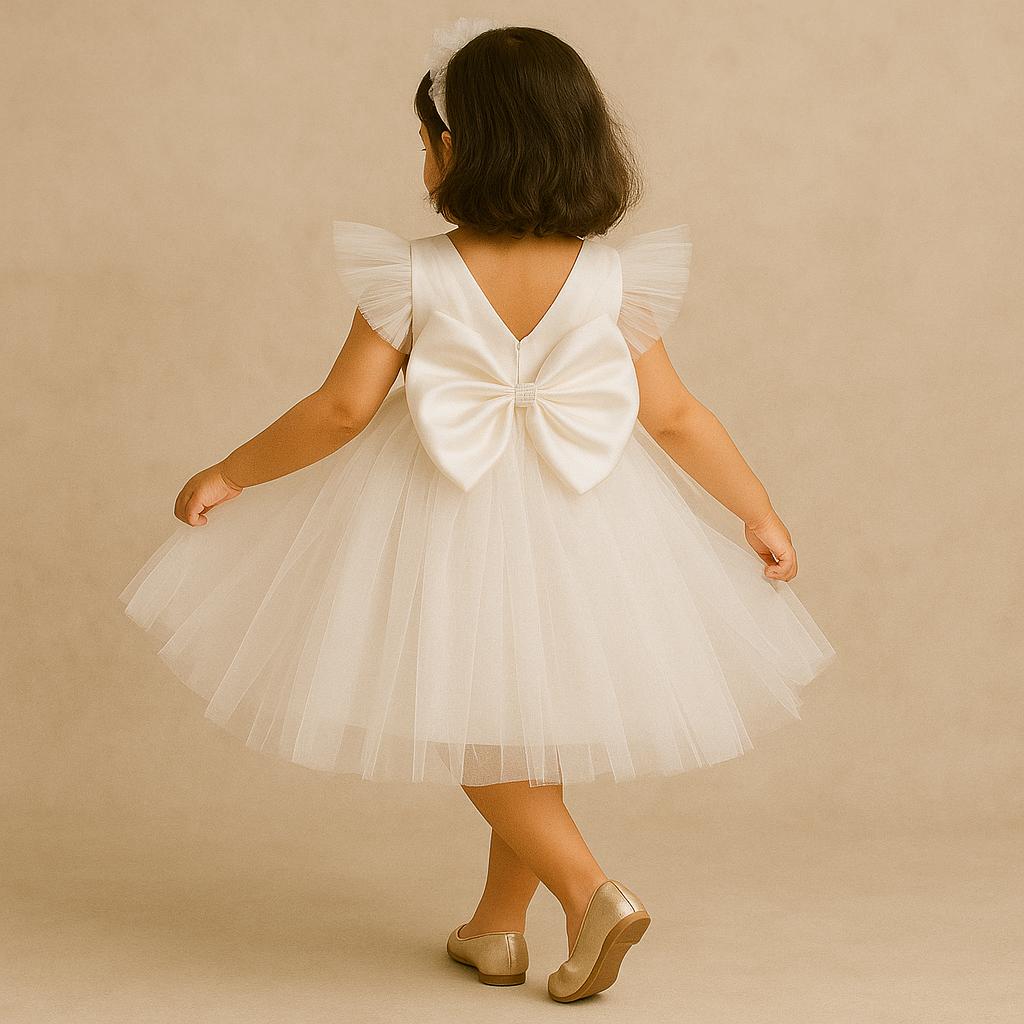 Pre Order: Ila White Net Dress