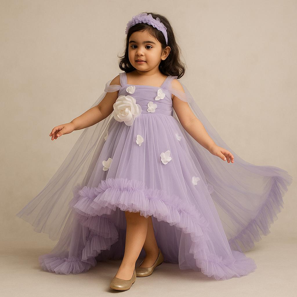 Pre Order: Kylo Purple Net Dress