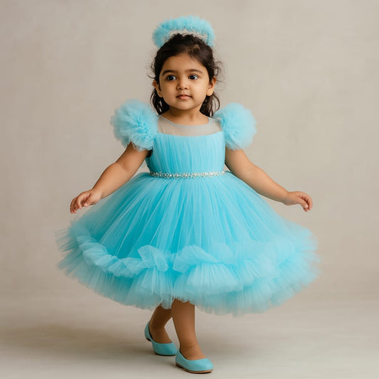 Pre Order: Mark Blue Net Dress