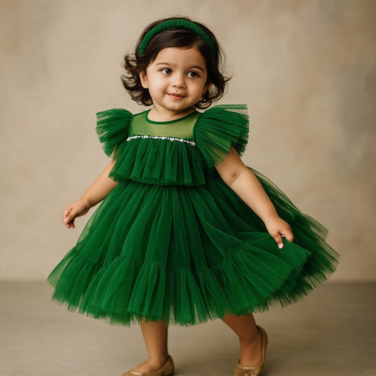 Pre Order: Colt Green Net Dress