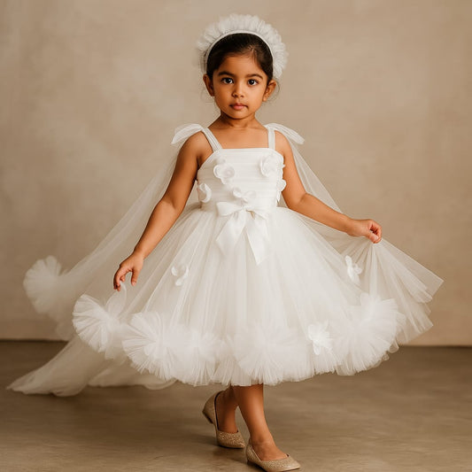 Pre Order: Kylo White Net Dress