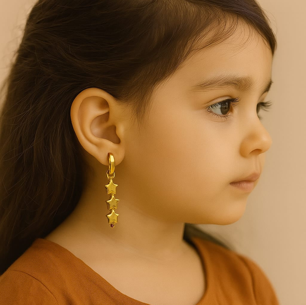 Star Clip On Earring