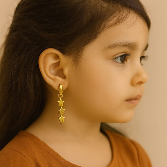 Star Clip On Earring