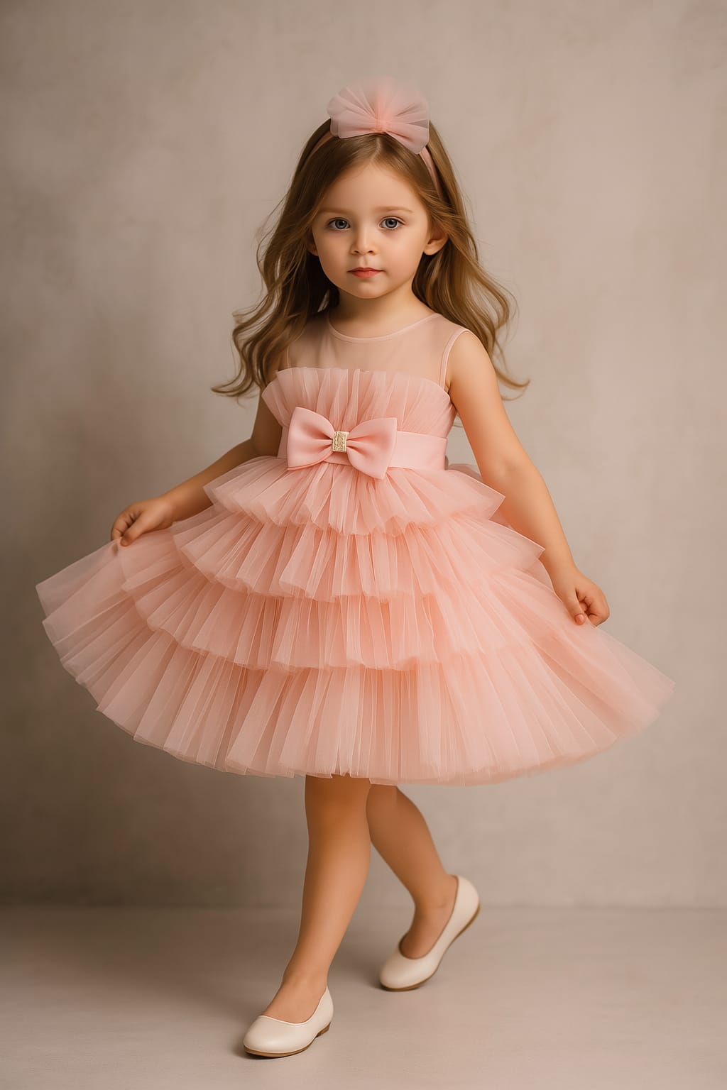 Pre Order: Joel Pink Net Dress
