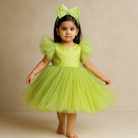 Pre Order: Max Green Net Dress