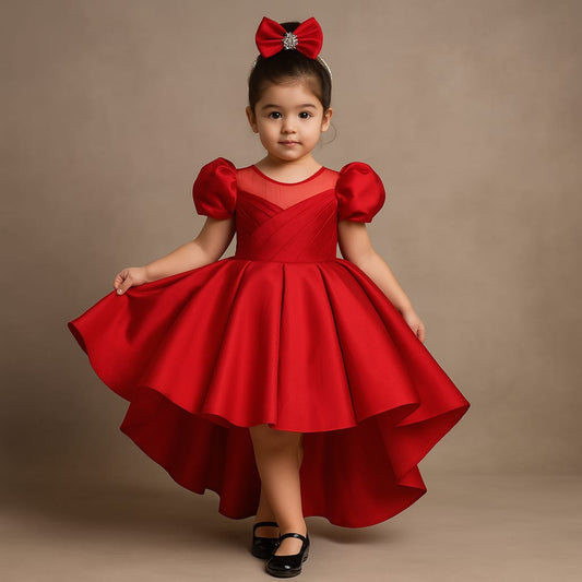Pre Order: Hope Red Satin Dress