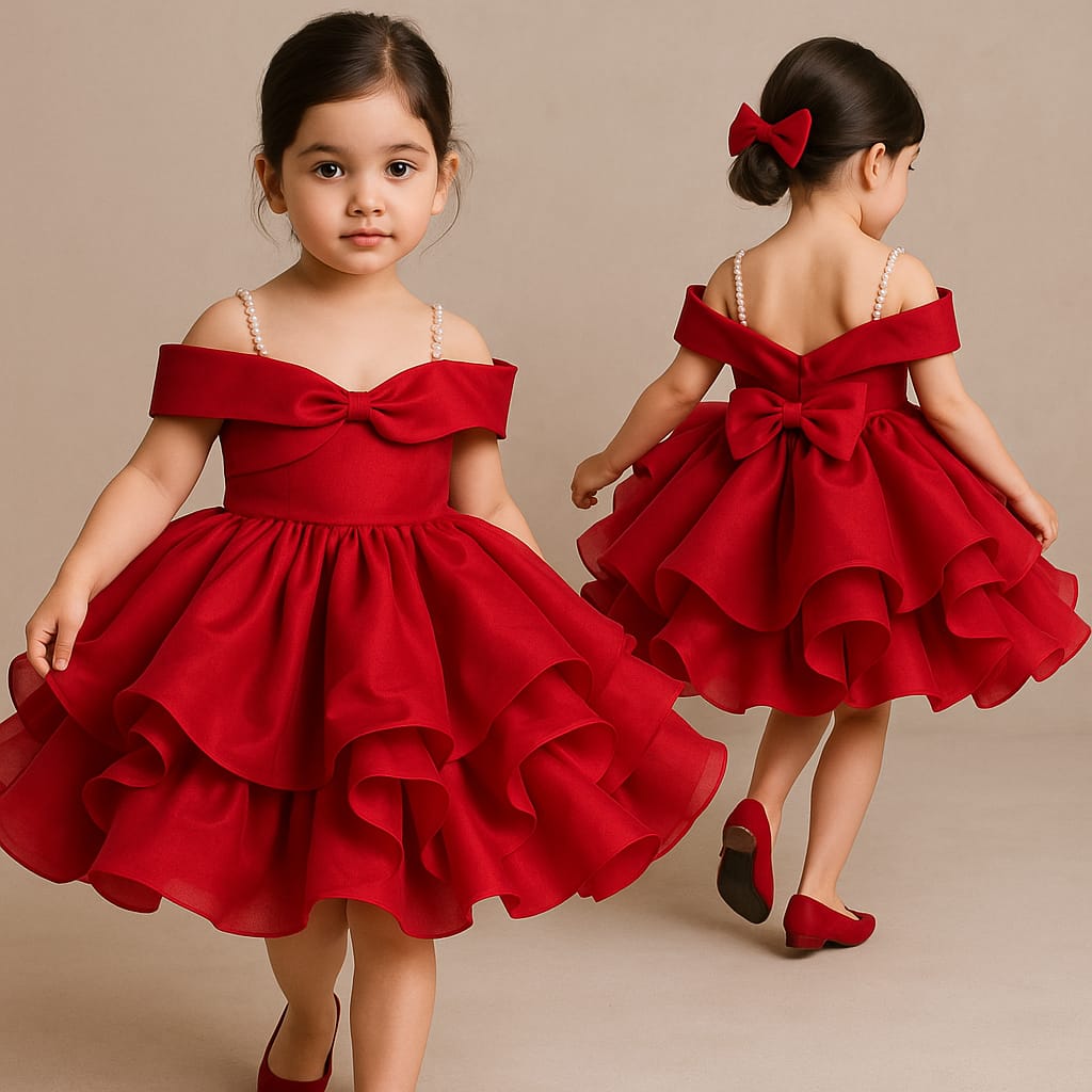 Pre Order: Ford Red Satin Dress