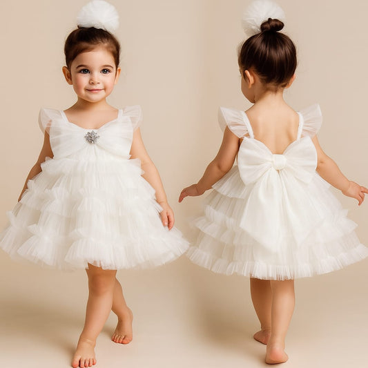 Pre Order: Leo White Net Dress
