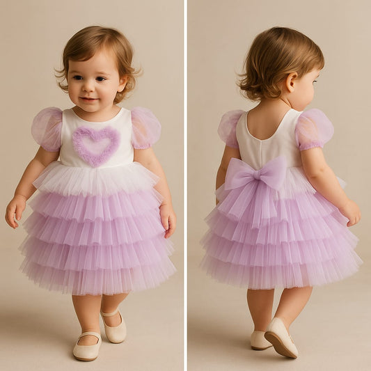 Pre Order: Tiana Purple Net Dress