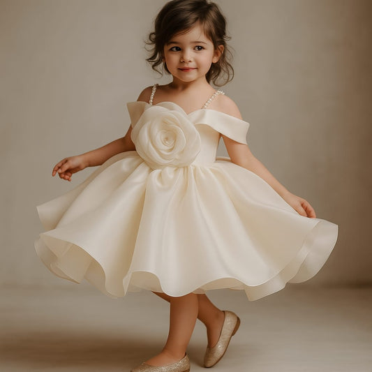 Pre Order: Ify White Organza Dress