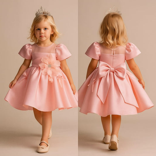 Pre Order: Cox Satin Pink Dress.