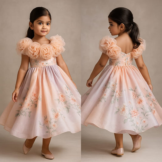 Pre Order: Ombre Rose Satin Dress