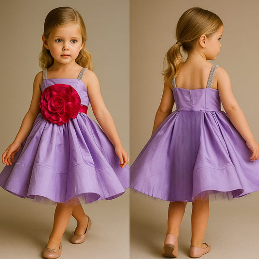 Pre Order : Adorable Pink Floral Dress