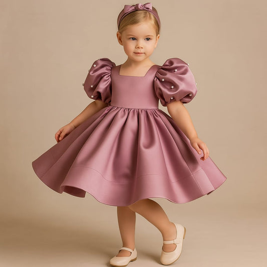 Pre Order: Onion Pink Pearls Dress