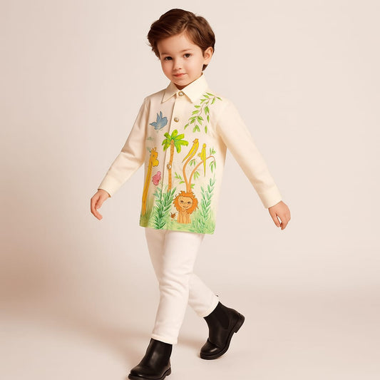 Pre Order: Jungle Hand Painted Shirt