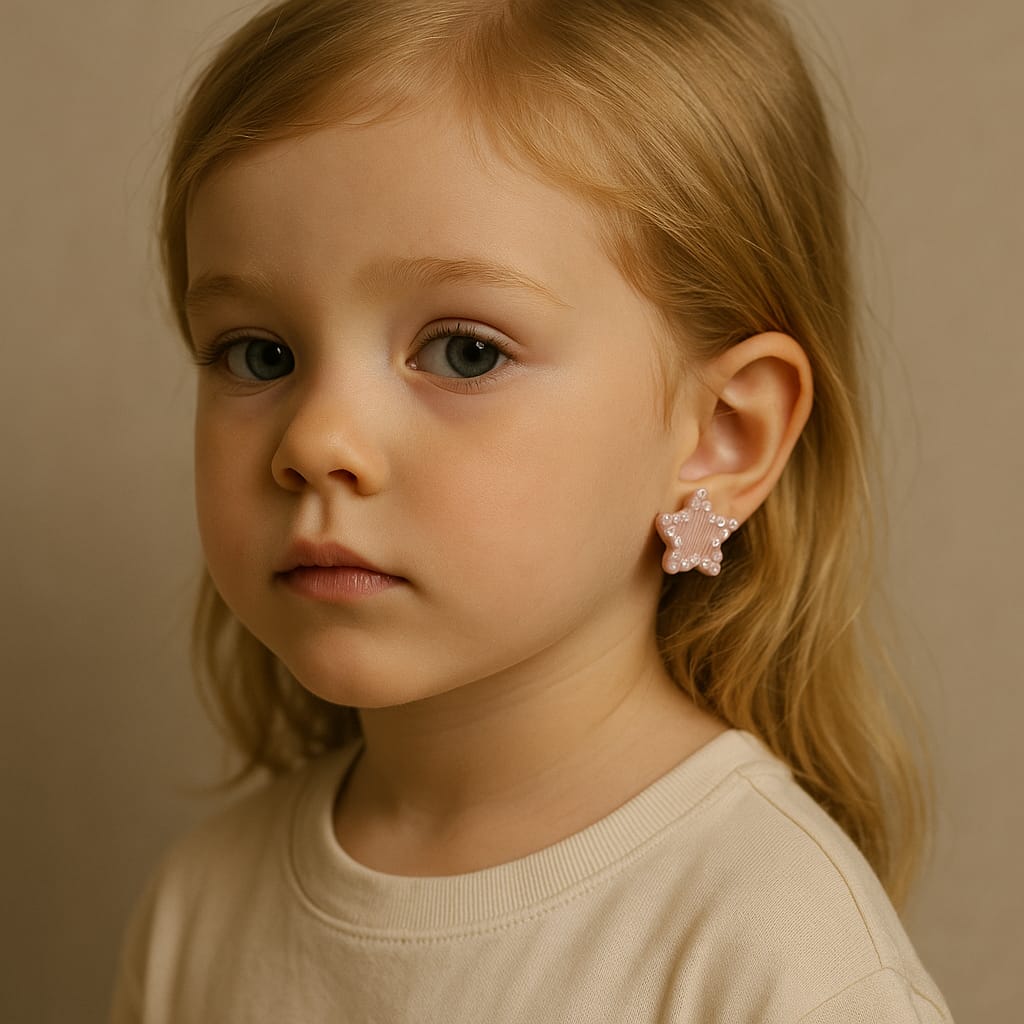 Star Clip On Earring