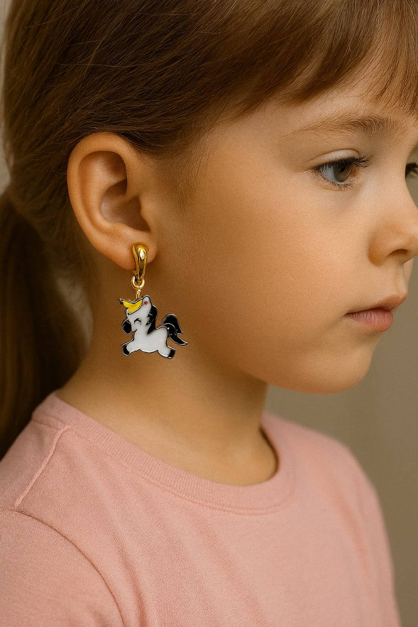 Unicorn Clip On Earring