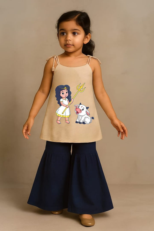 Pre Order: Mata Mahagauri Top With Palazzo