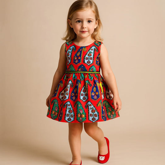 Pre Order: Sleeveless Printed Multicolour Top And Shorts