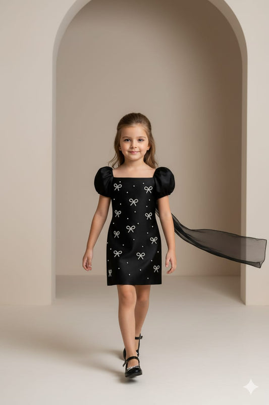 Pre Order: Black Bow Dress