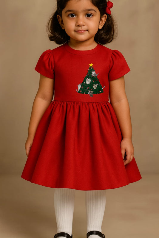 Pre Order: Red Christmas Night Dress