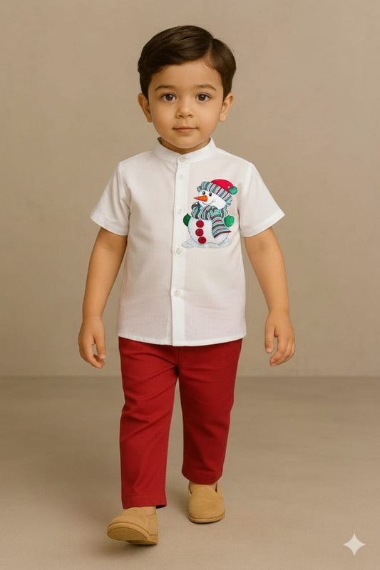 Pre Order: Snow Man With Muffler Coord Set