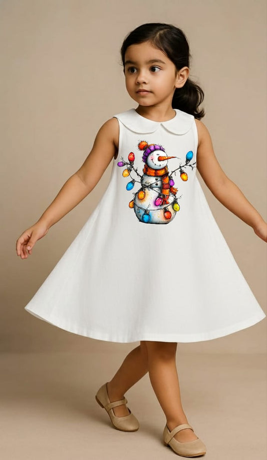 Pre Order:  Christmas White Dress