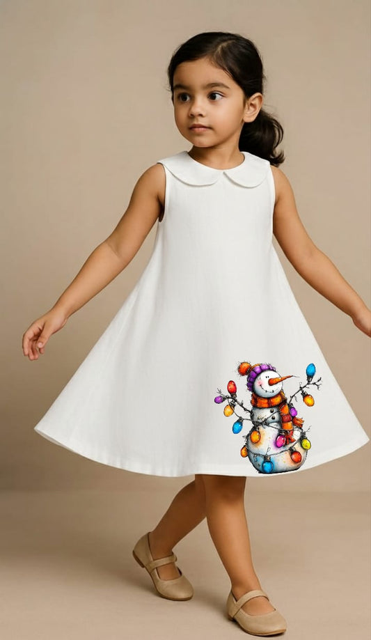 Pre Order: Christmas White Dress