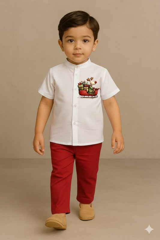 Pre Order: Christmas With Gifts Coord Set