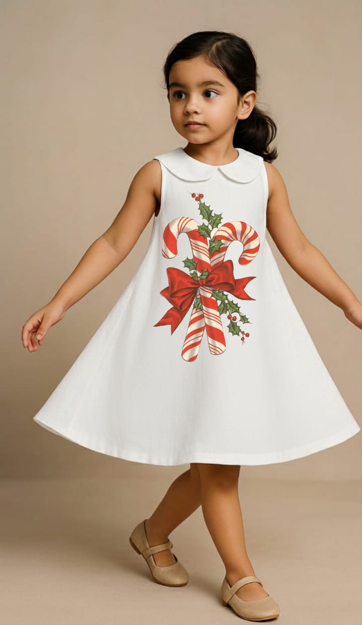 Pre Order: Christmas White Dress