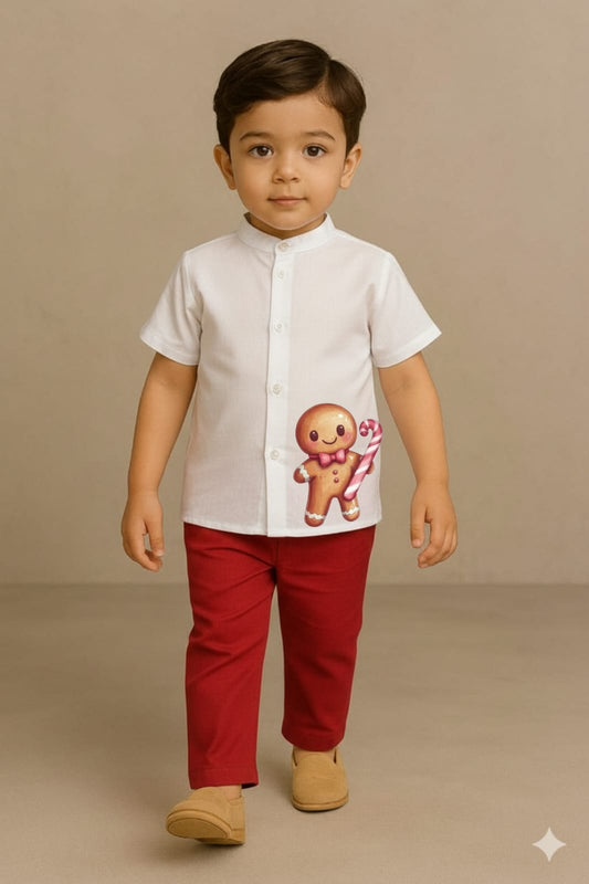 Pre Order: Gingerbread Man Coord Set