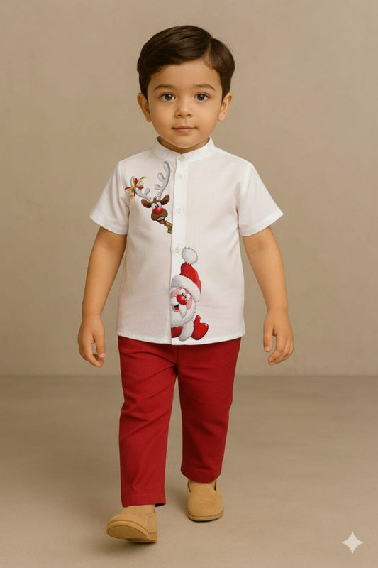 Pre Order: Reindeer And Santa  Coord Set