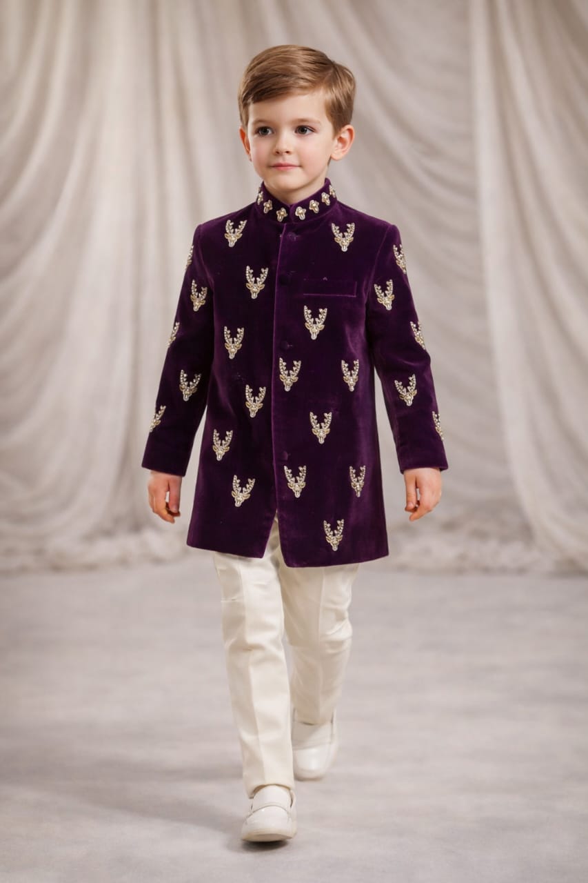 Pre Order: Jamuni Rajsi Sherwani