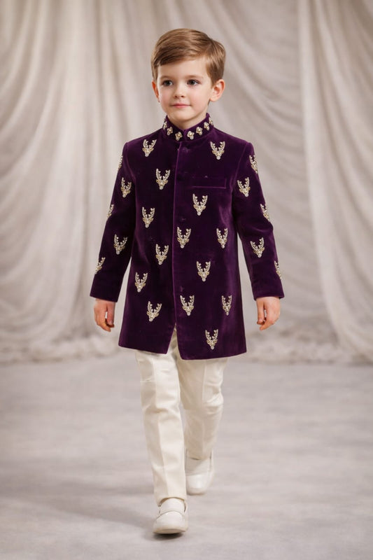 Pre Order: Jamuni Rajsi Sherwani