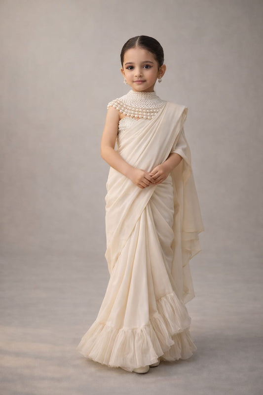 Pre Order: Noor-e-Moti Saree Set