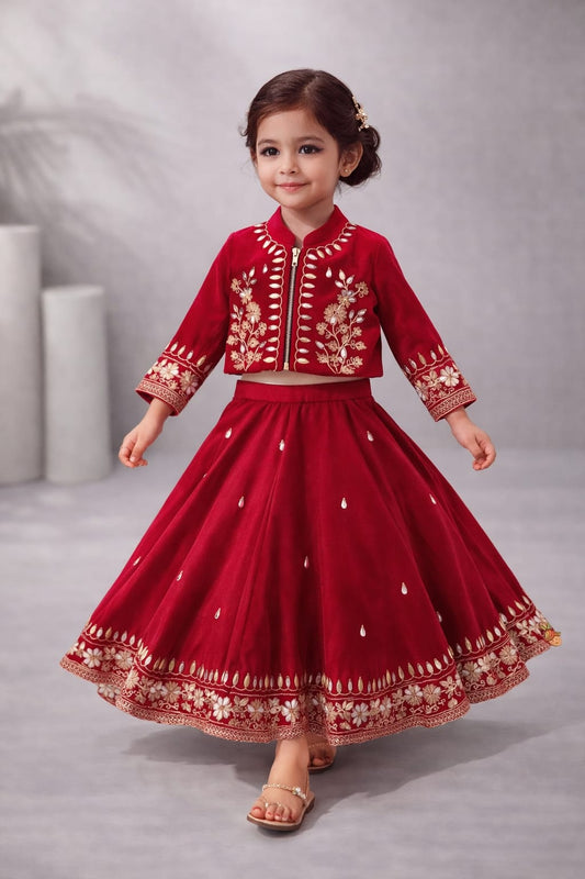 Pre Order: Sindoori Noor Lehenga Set