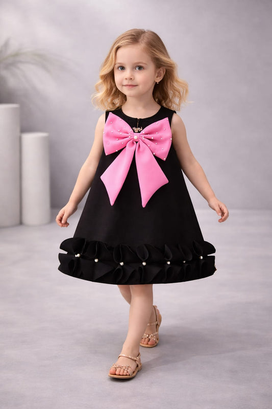 Pre Order: Pink Bow Princess Dress