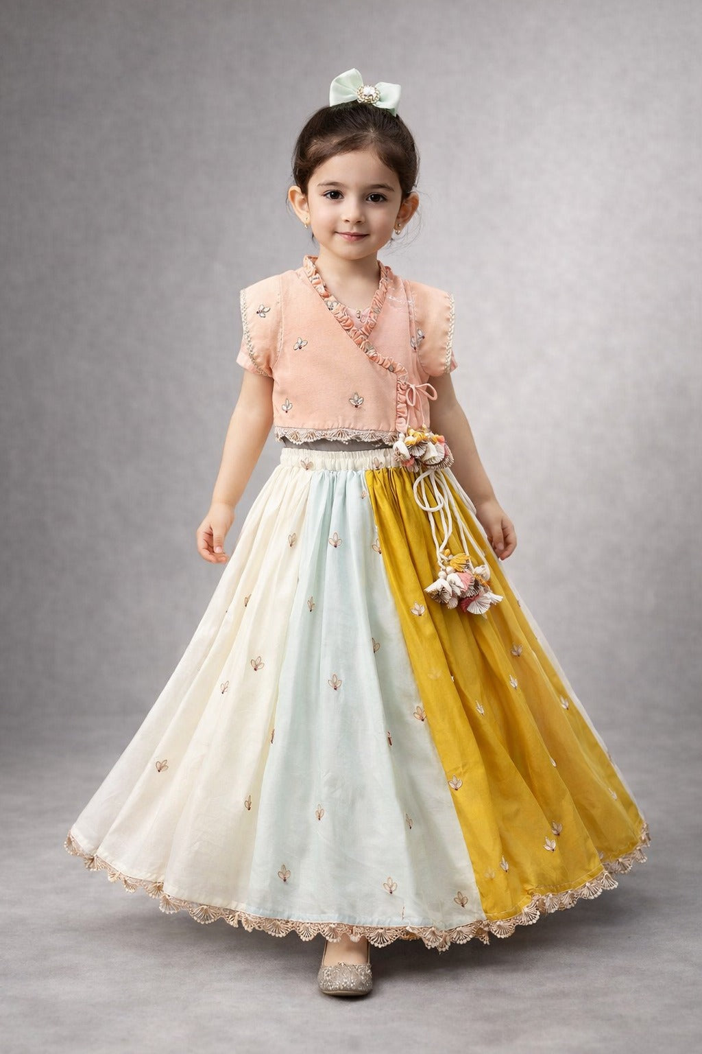 Pre Order: Pastel Sundrop Lehenga Set